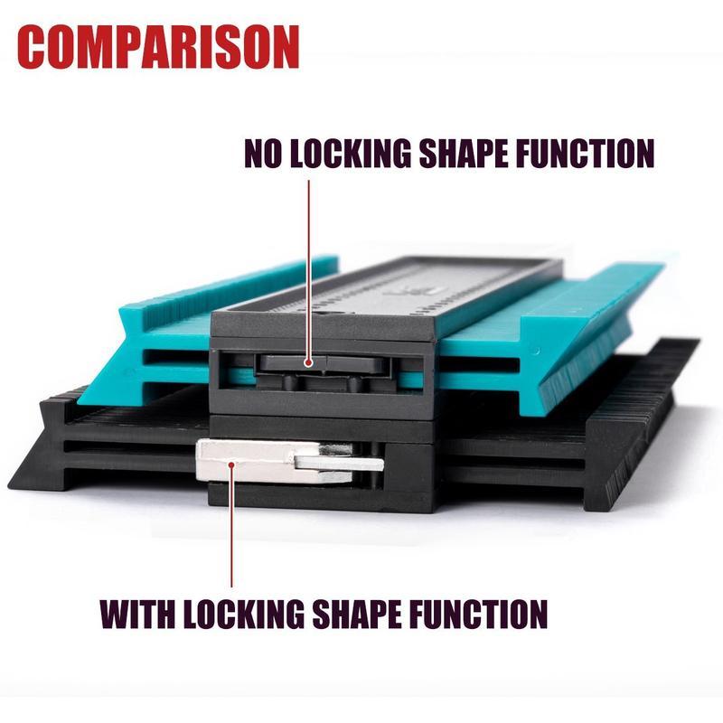 Saker® Contour Gauge Profile Tool -Precisely Copy Irregular Shape Duplicator