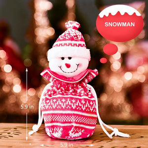 Lovely Doll Decoration Santa Gift Bags