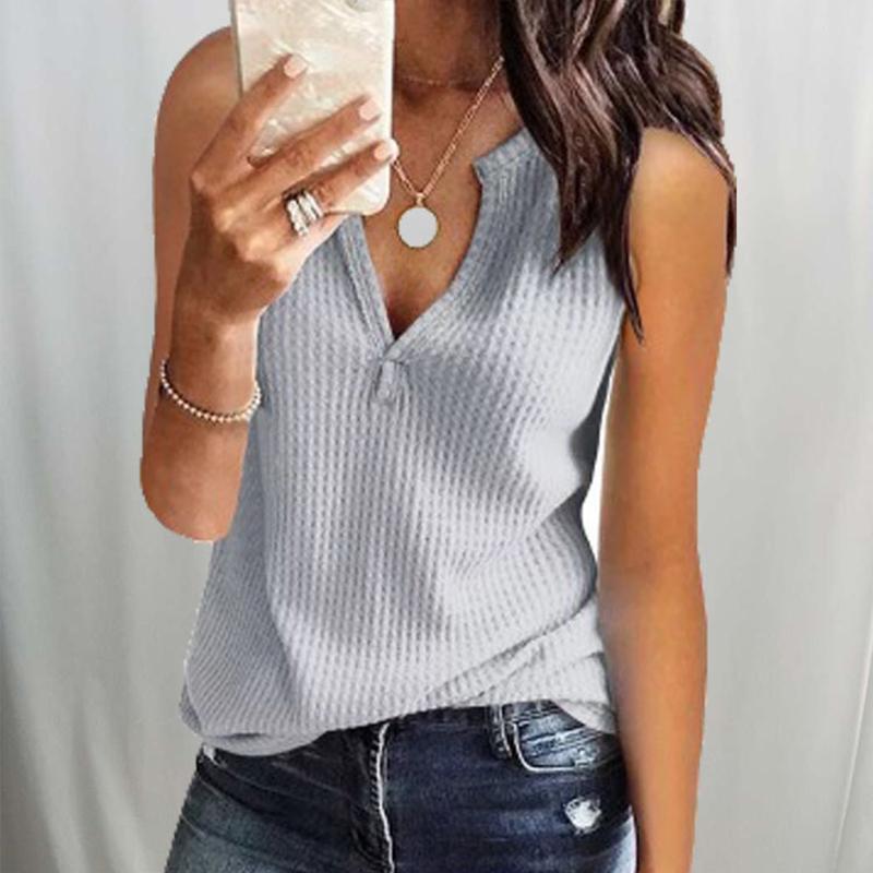 Summer V Neck Soft Cozy Vest