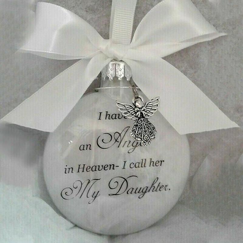 Angel In Heaven Memorial Ornament