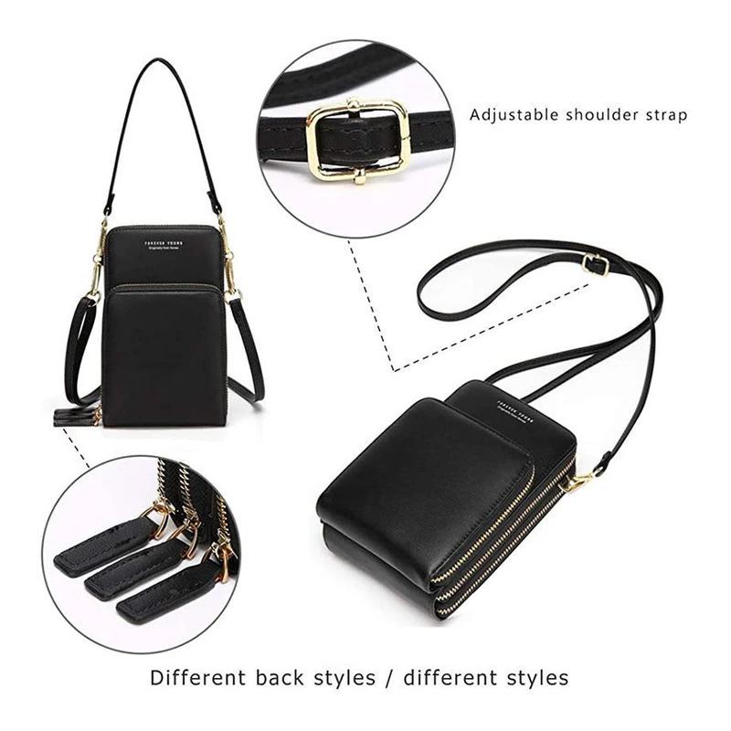 Touch Screen RFID Blocking Cellphone Purse