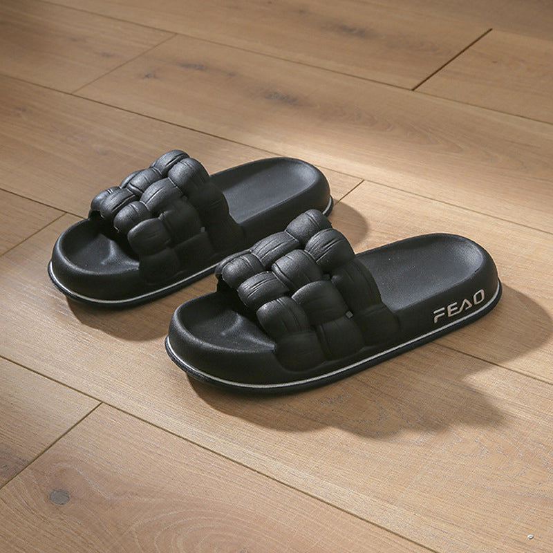 Indoor Bread Platform Slippers