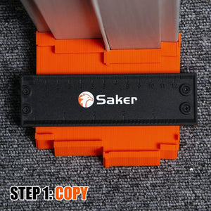 Saker® Contour Gauge Profile Tool -Precisely Copy Irregular Shape Duplicator