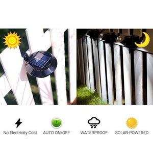 Solar Powered Gutter Lights