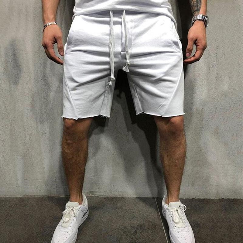 Men Loose Elastic Waist Shorts