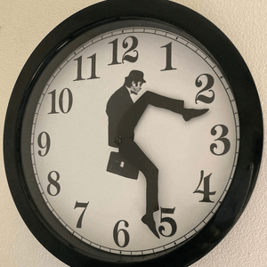 Ministry of Silly Walks Clock