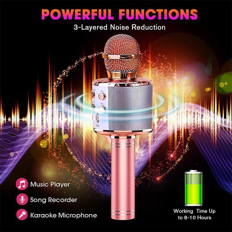 Wireless Bluetooth Karaoke Microphone