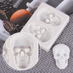 3D Skull Cake Mold