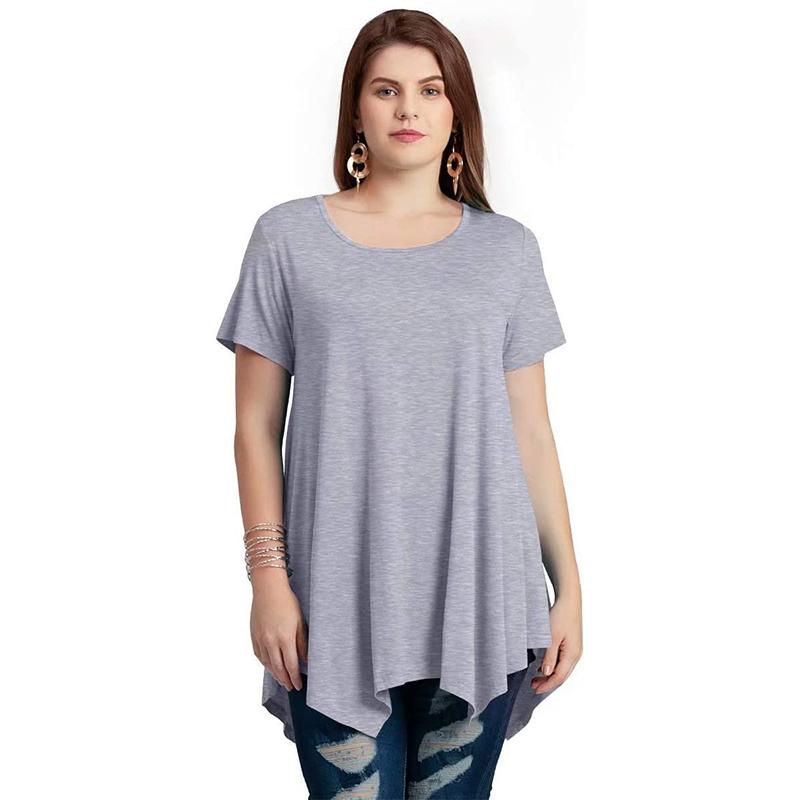 Loose fit comfortable panel T-shirt