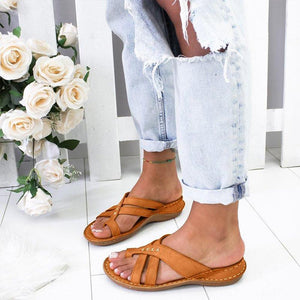 Comfy Outdoor or Indoor Flat Slippers