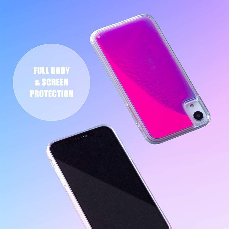 Dynamic Quicksand Flowing Neon Sand Liquid Phone Case