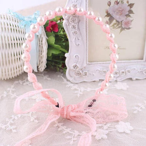 Pearl Lace Streamer Headband