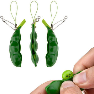 Infinite Squeeze Pea Expression Keychain