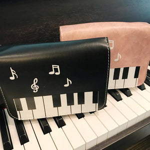 Piano Keys Music Note Shoulder Bag