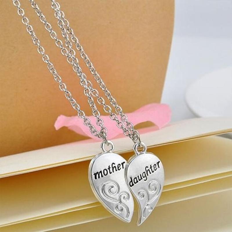 Mom & Daughter Pendant Necklace