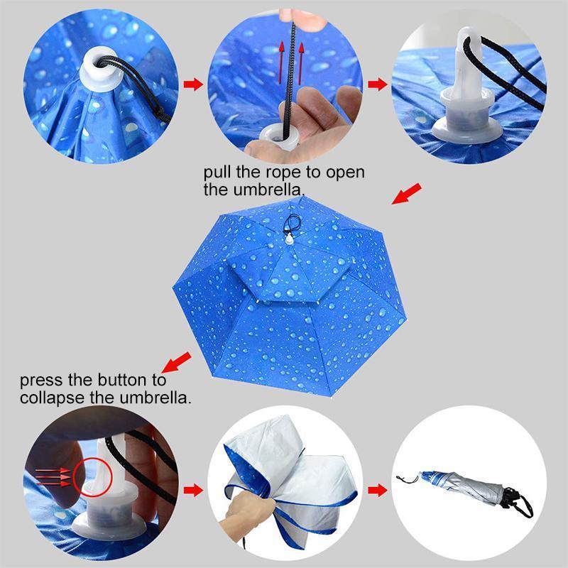 Head-Mounted Umbrella Hats