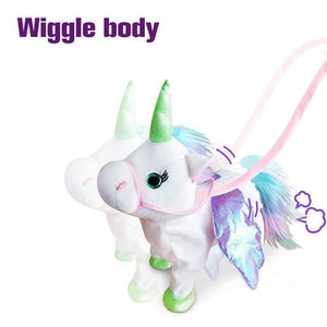 WALKING & SINGING UNICORN PLUSH TOY