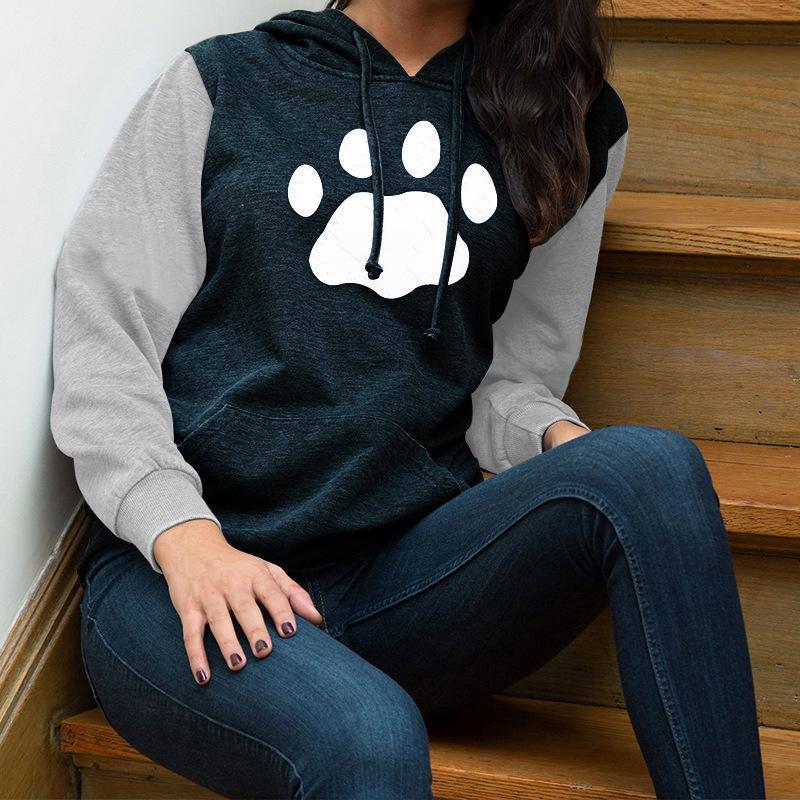 Paw Stripe Crewneck Sweatshirt