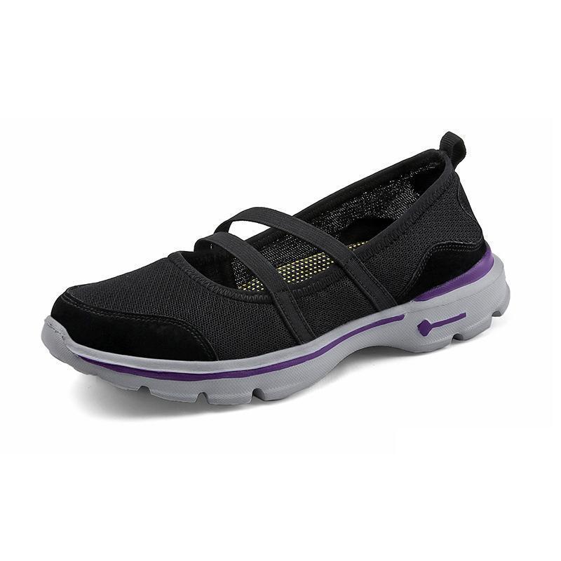 Women's breathable mesh flat shoes