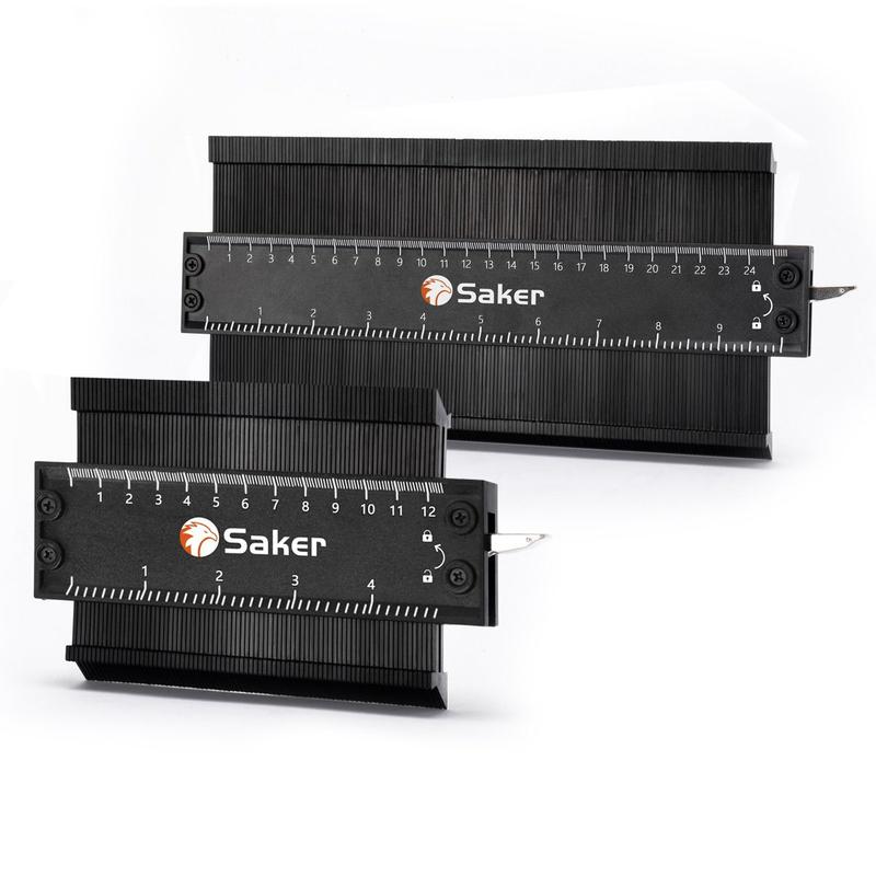 Saker® Contour Gauge Profile Tool -Precisely Copy Irregular Shape Duplicator