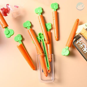 Carrot Food bag sealing clip, 5 PCs