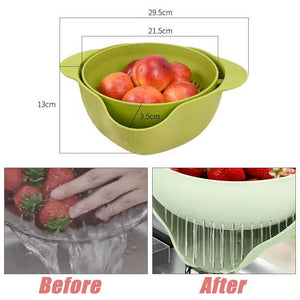 Wash Drain Bowl Kitchen Basket