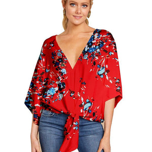 Women's Casual Floral Blouse