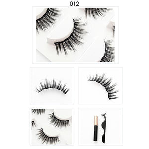 Eyelashes for magnetic eyeliner