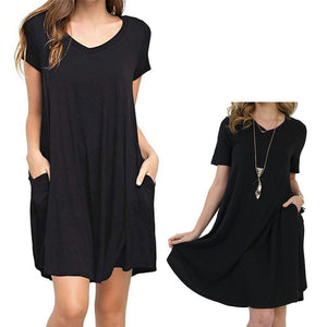 Two-Pocket Tunic Dresses