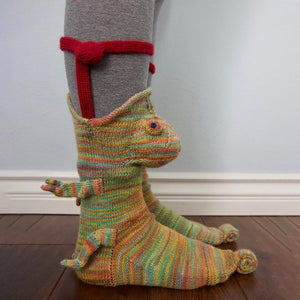 Animal Wool Knitted Socks