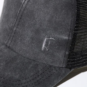 New Mesh Cross Outout Ponytail Baseball Cap