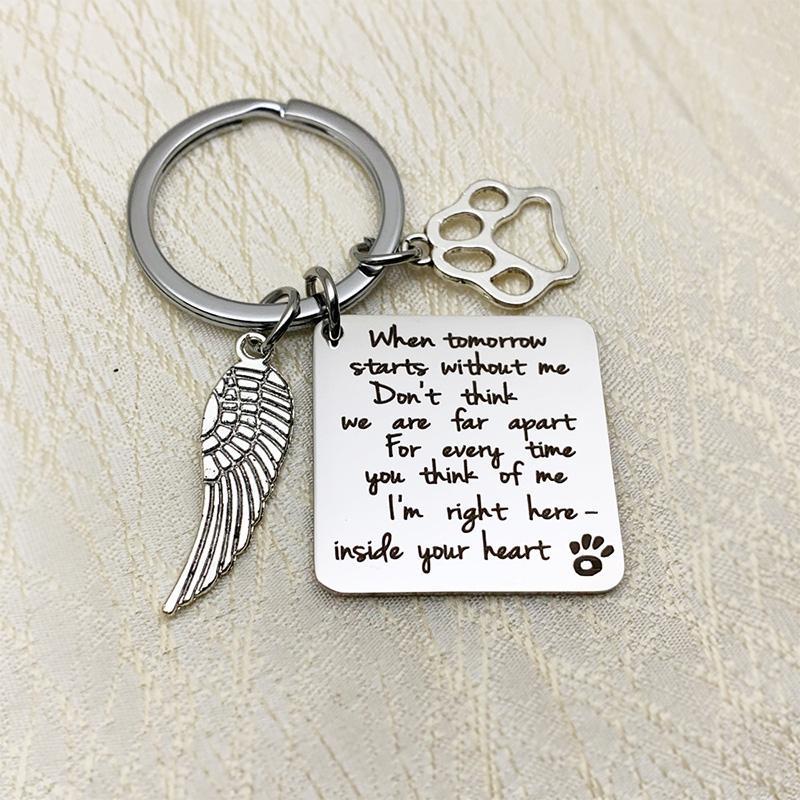 Pet Memorial Keychain