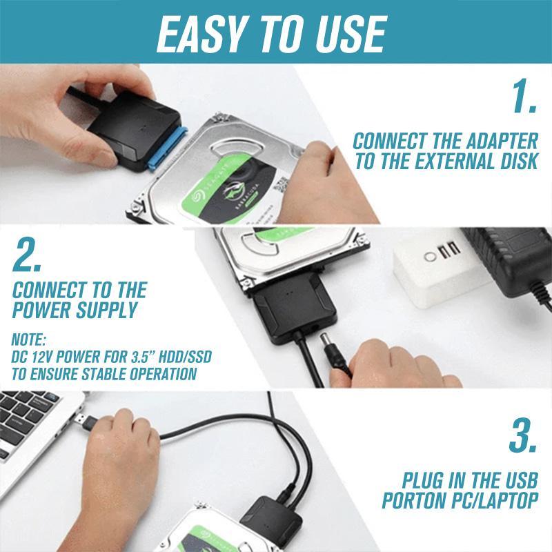 USB 3.0 to SATA III Hard Drive Adapter