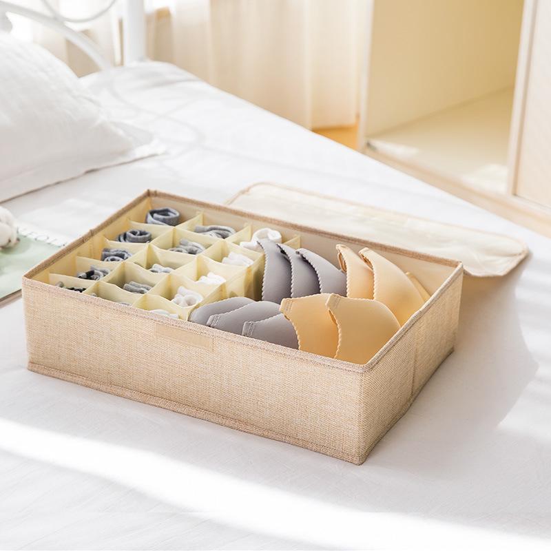 Linen Underwear Storage Box