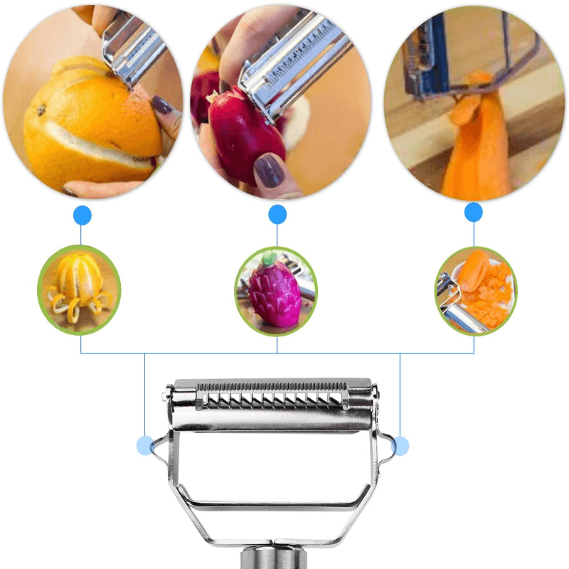 Stainless Steel Multi-function Vegetable Peeler