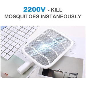 Telescopic electric mosquito swatter