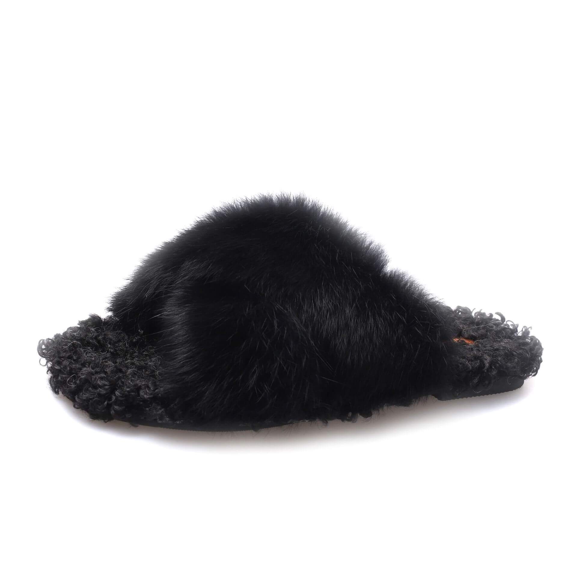 cute fluffy plush slippers