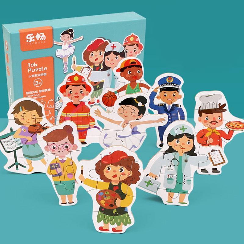 Children Education Wood Puzzle Set