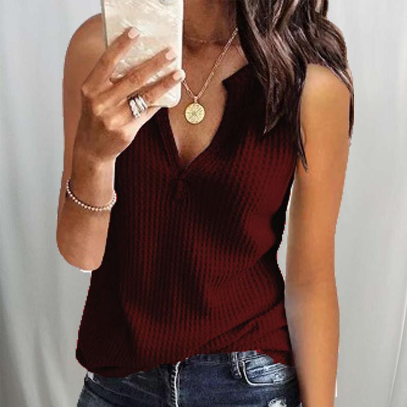 Summer V Neck Soft Cozy Vest