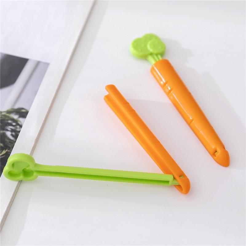 Carrot Food bag sealing clip, 5 PCs