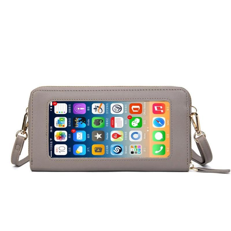 Touch Screen RFID Blocking Cellphone Purse