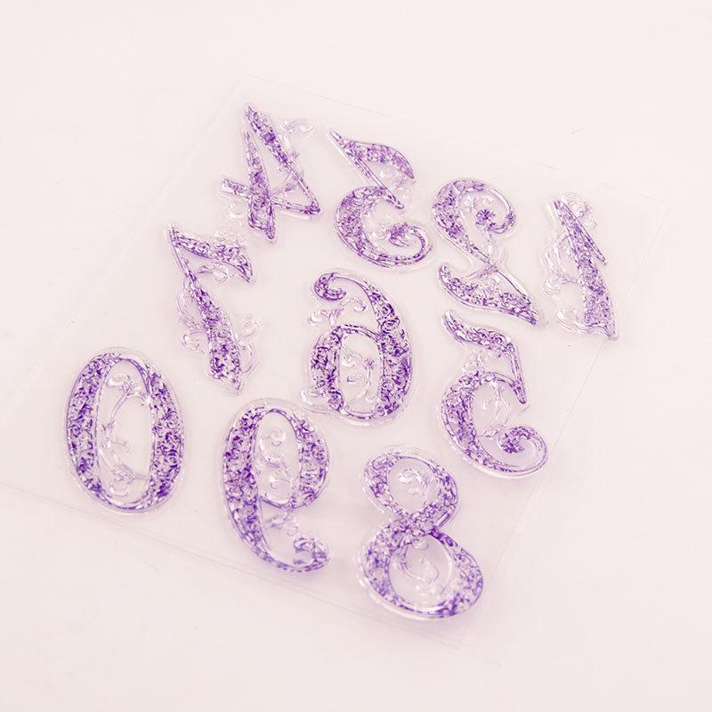 Alphabet or Number Cake Stamp Tool