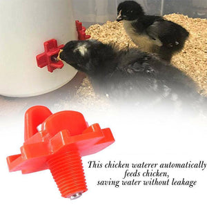 Horizontal Side Mount Chicken Waterer (10 PCS)