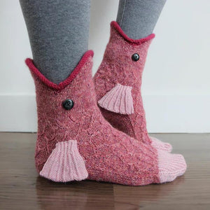 Animal Wool Knitted Socks