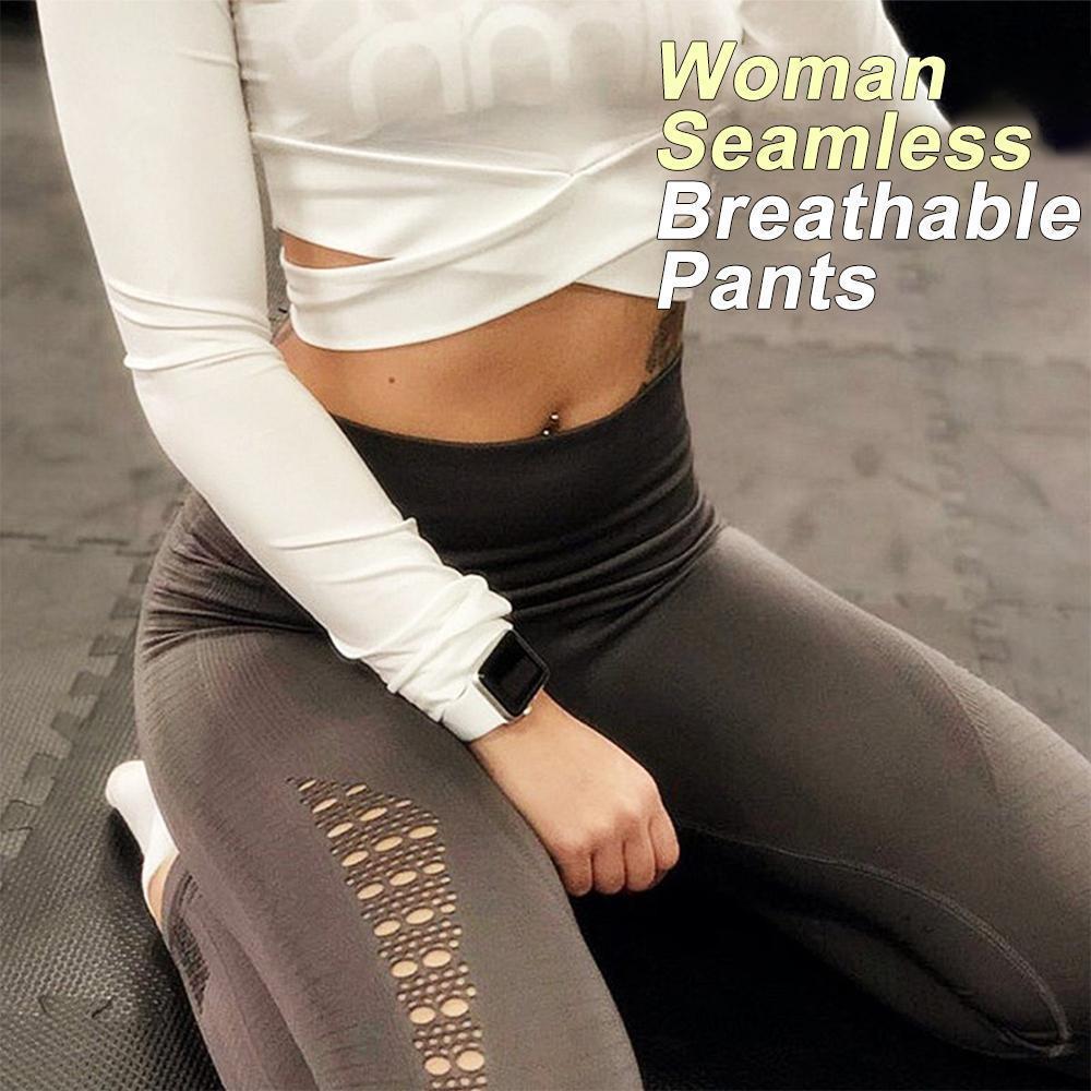 Woman Seamless Breathable Pants, Quick-dry