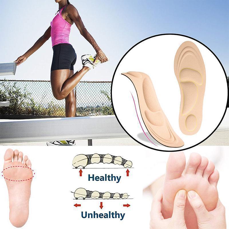 4D Arch Support Memory Foam Insole