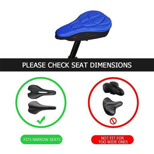 3D Silicone Soft Bike Seat Saddle Cover