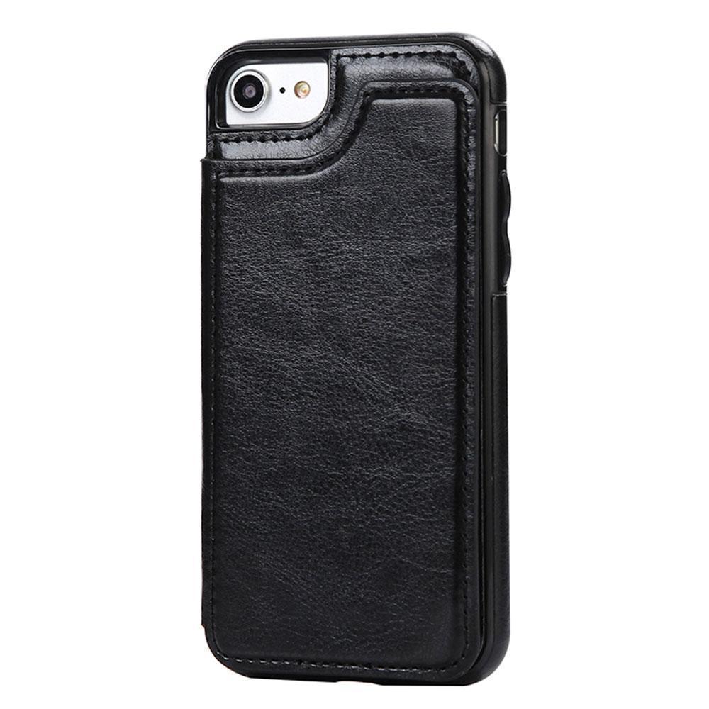 Leather Wallets Phone Case for iPhones, with card slots