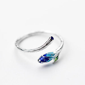 Flower Bud 925 Sterling Sliver Ring