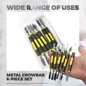 Metal Crowbar 6-Piece Set